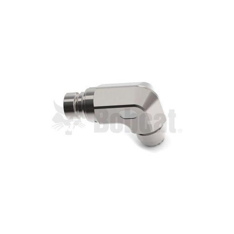 90 DEGREE FLAT FACED MALE COUPLER, 1/2" BODY, 1-1/16" JIC THREAD P/N 7246795