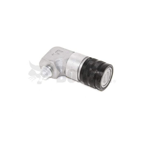 90 DEGREE FEMALE FLAT FACE HYDRAULIC COUPLER P/N 7246782